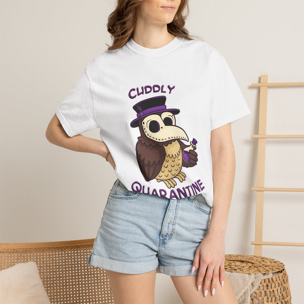 Percy the Pestilent — Plague Doctor Owl Graphic T-Shirt | My Little Beasties