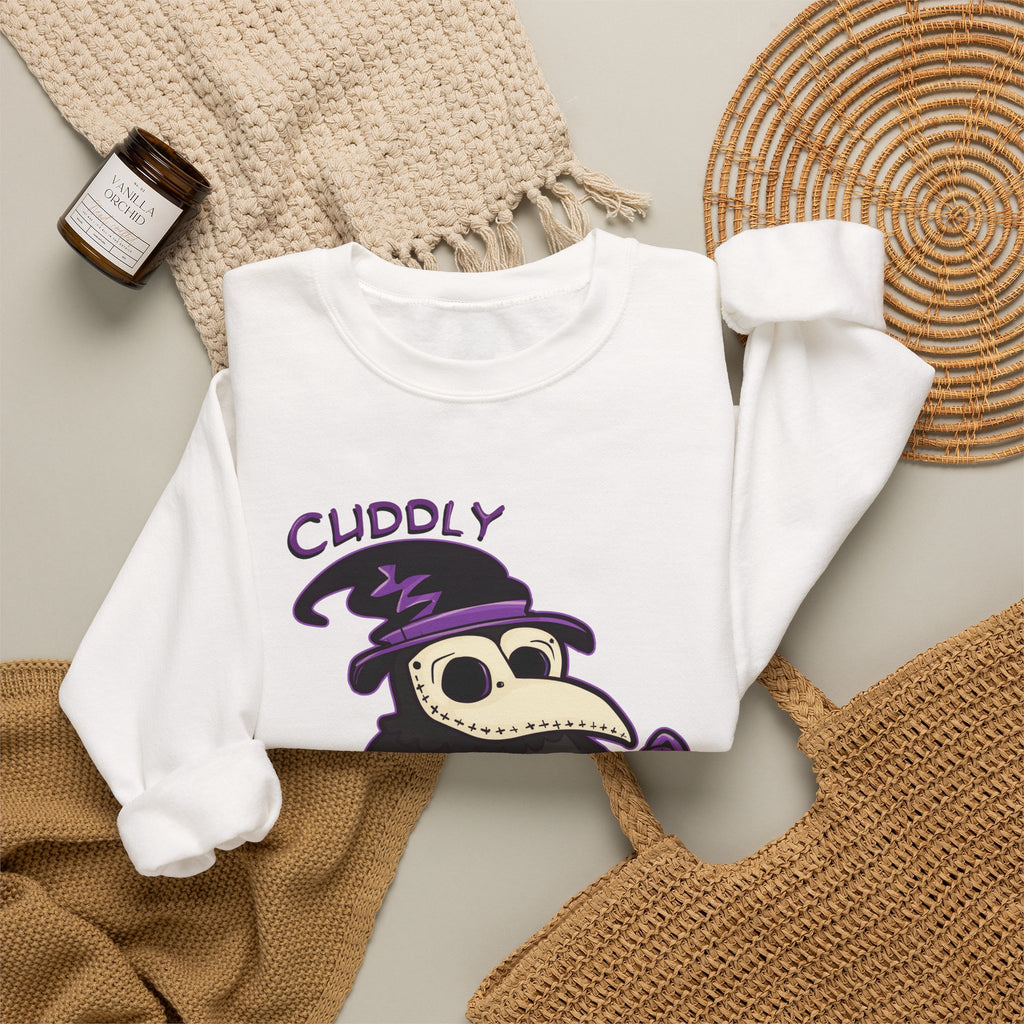 Corey the Corvid — Creepy Cute Plague Doctor Raven Crewneck Sweatshirt | My Little Beasties