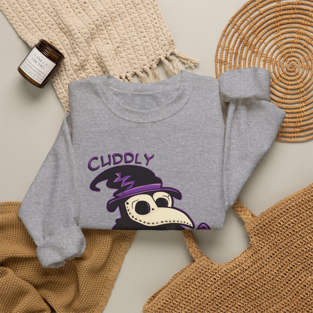 Corey the Corvid — Creepy Cute Plague Doctor Raven Crewneck Sweatshirt | My Little Beasties