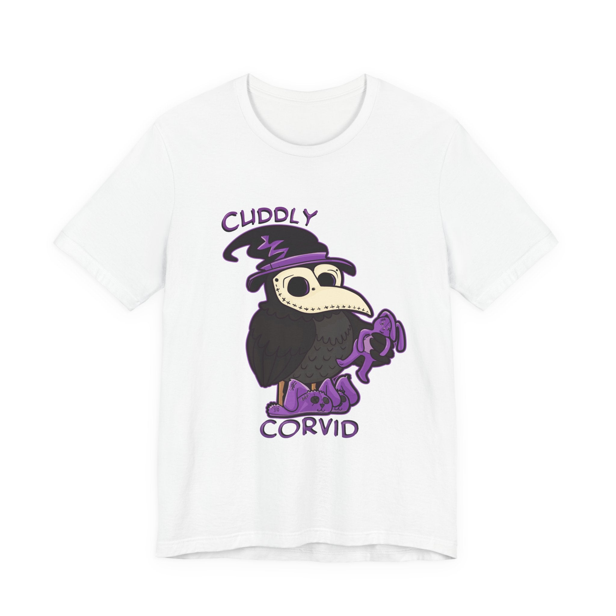 Corey the Corvid — Cute Witch Raven Graphic T-Shirt | My Little Beasties