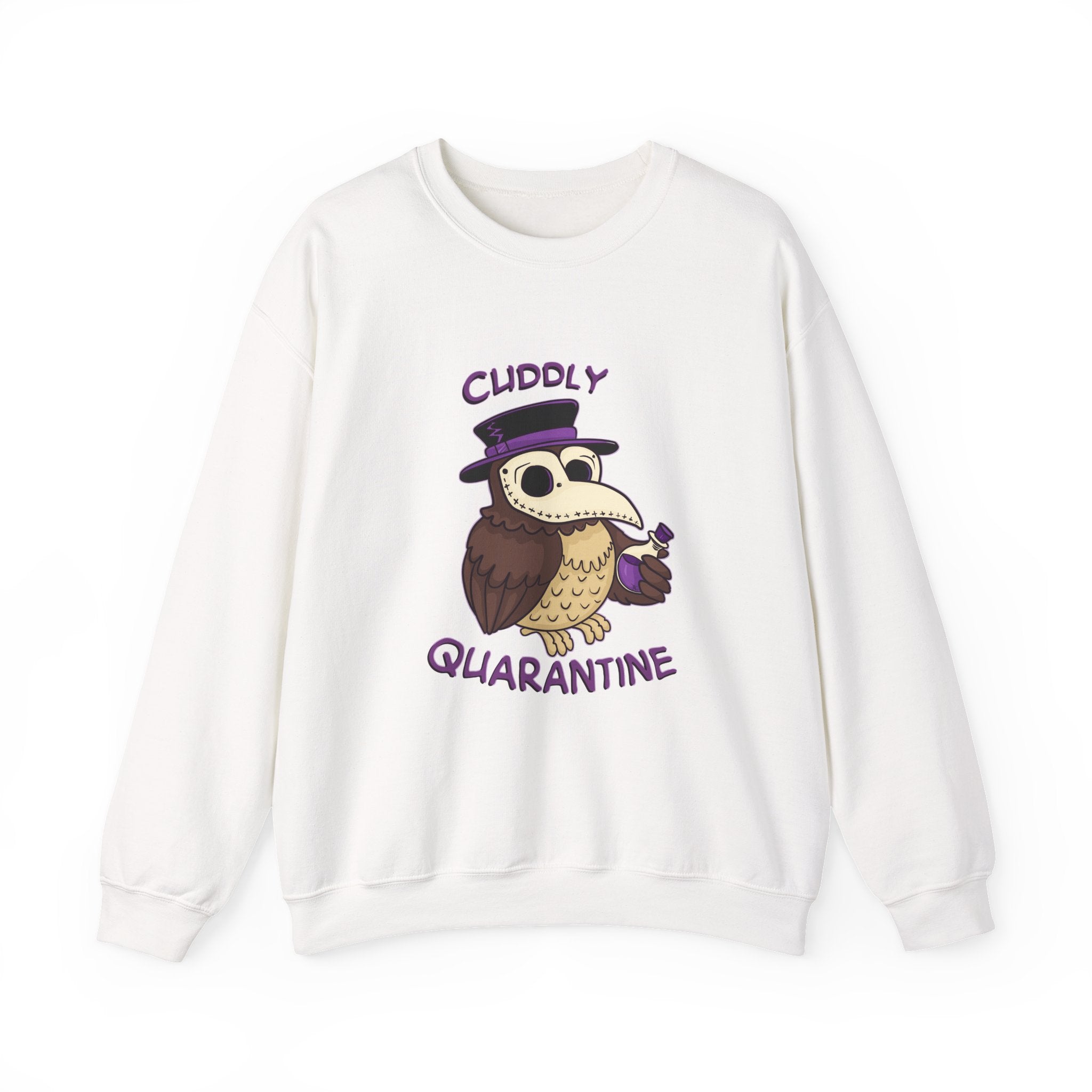 Percy the Pestilent — Creepy Cute Plague Doctor Owl Crewneck Sweatshirt | My Little Beasties