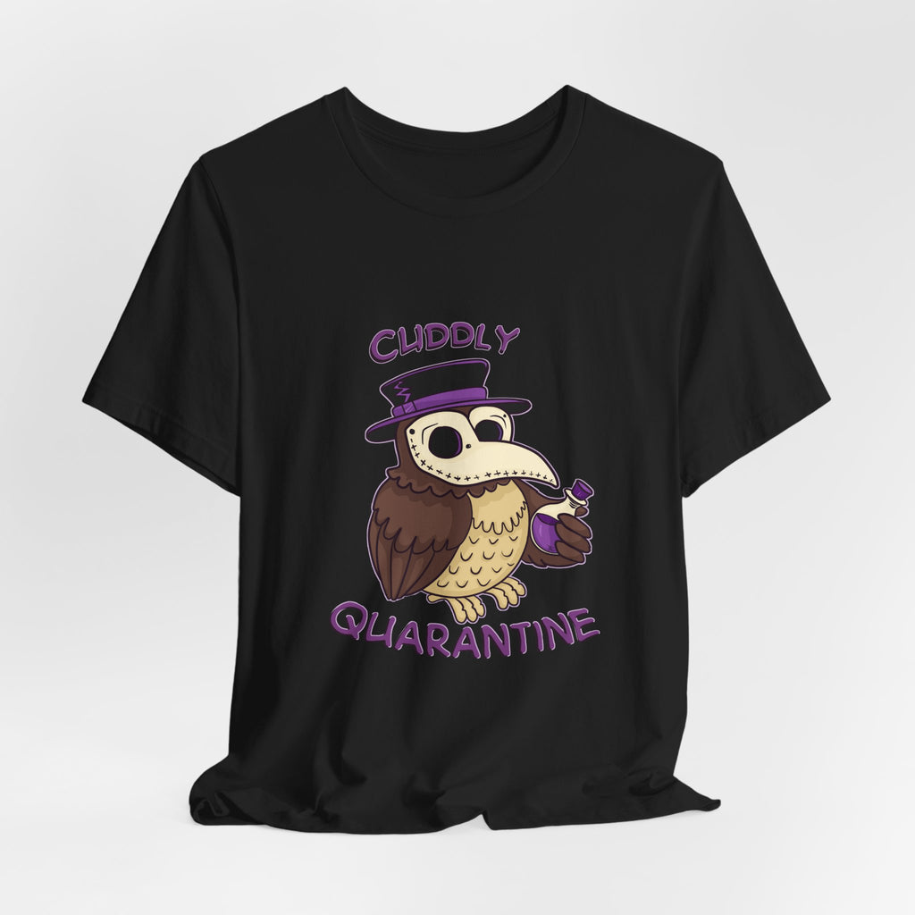 Percy the Pestilent — Creepy Cute Plague Doctor Owl Graphic T-Shirt | My Little Beasties