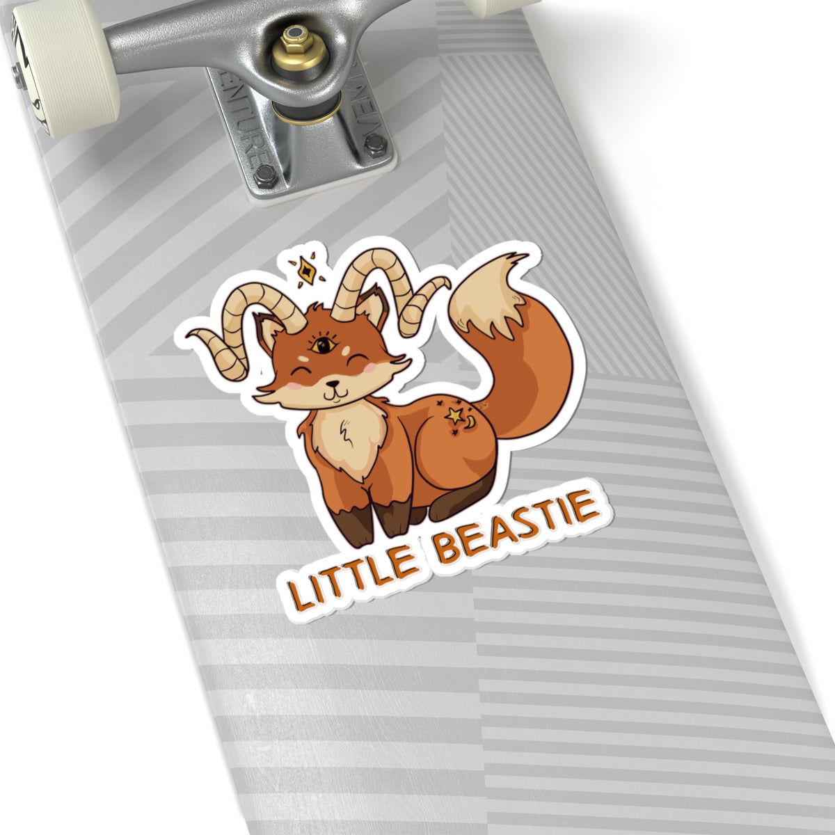 Felix the Feisty Fox — Creepy Cute Fox Kiss-Cut Sticker | My Little Beasties