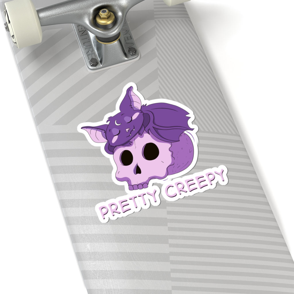 Bella the Bat — Creepy Cute Sleeping Bat Kiss-Cut Sticker | My Little Beasties