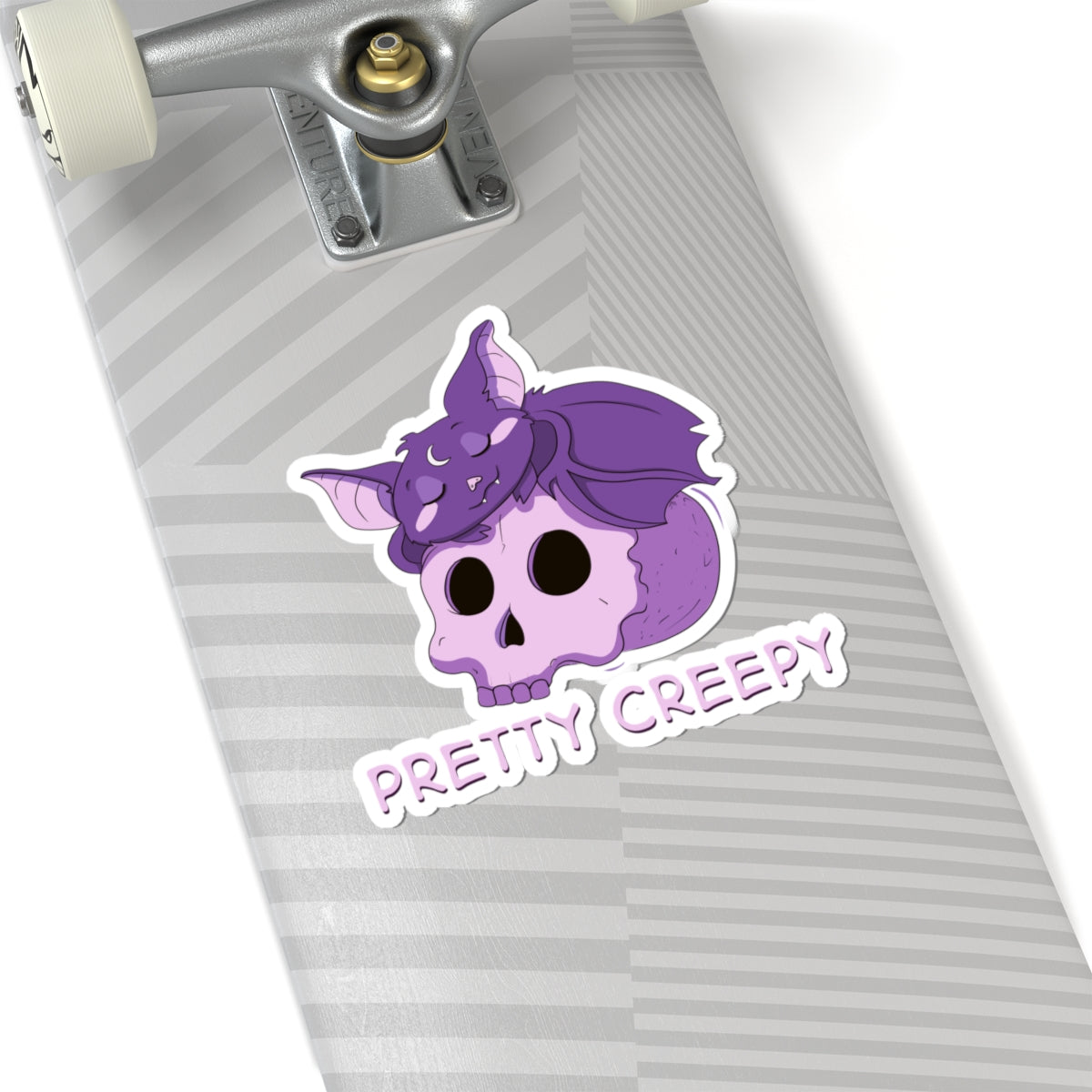 Bella the Bat — Creepy Cute Sleeping Bat Kiss-Cut Sticker | My Little Beasties