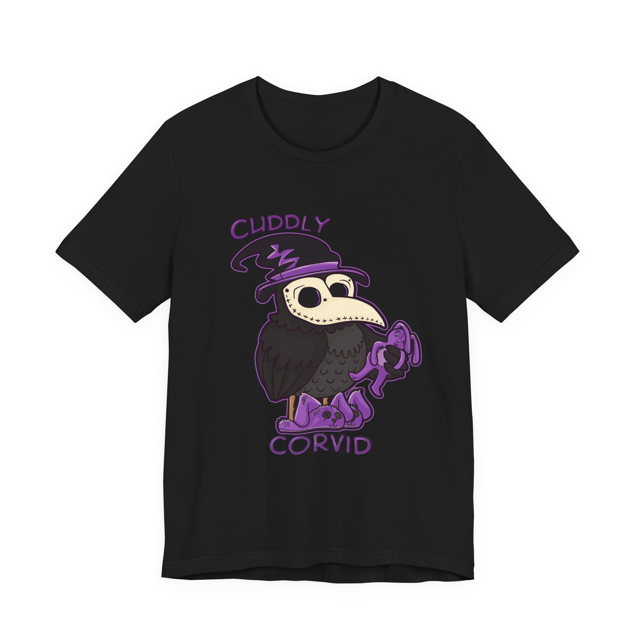 Corey the Corvid — Cute Witch Raven Graphic T-Shirt | My Little Beasties