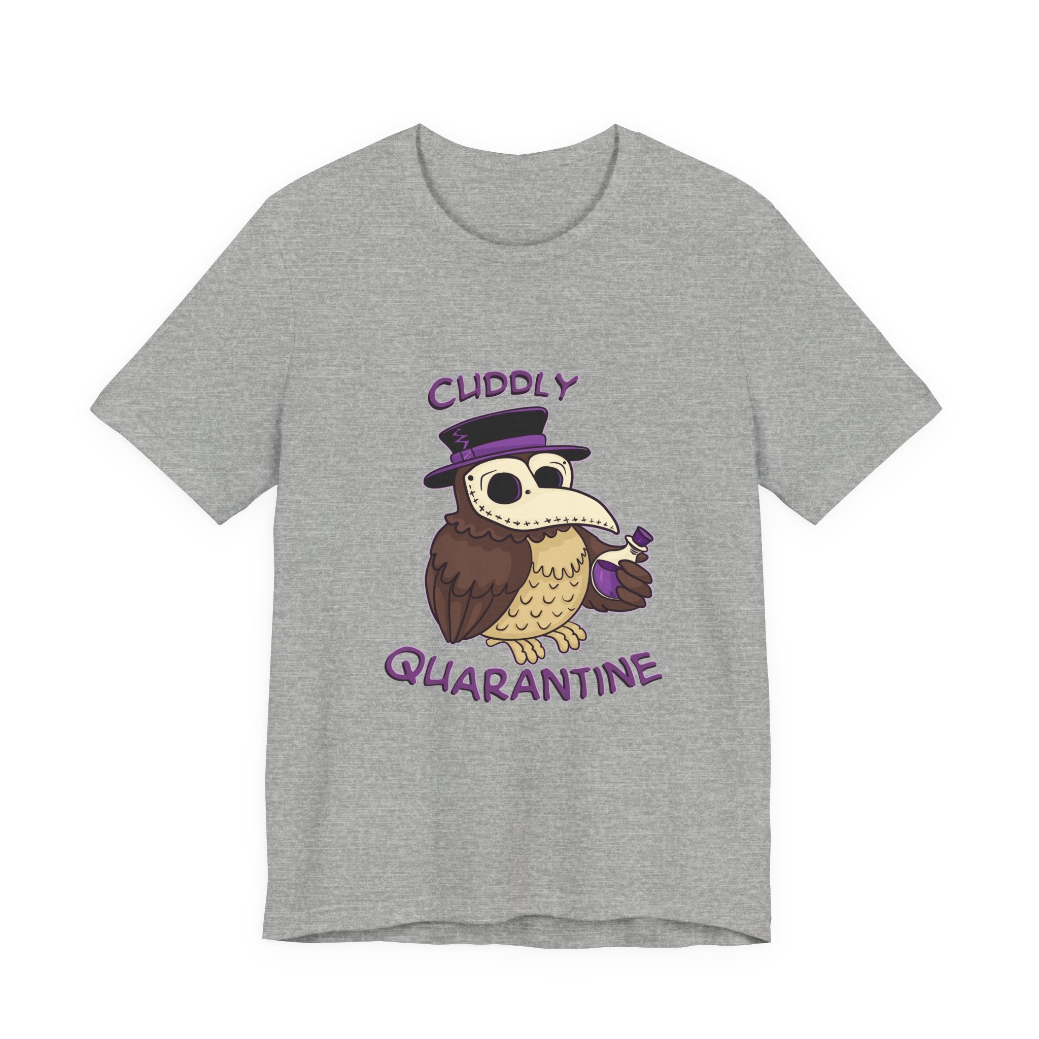 Percy the Pestilent — Creepy Cute Plague Doctor Owl Graphic T-Shirt | My Little Beasties