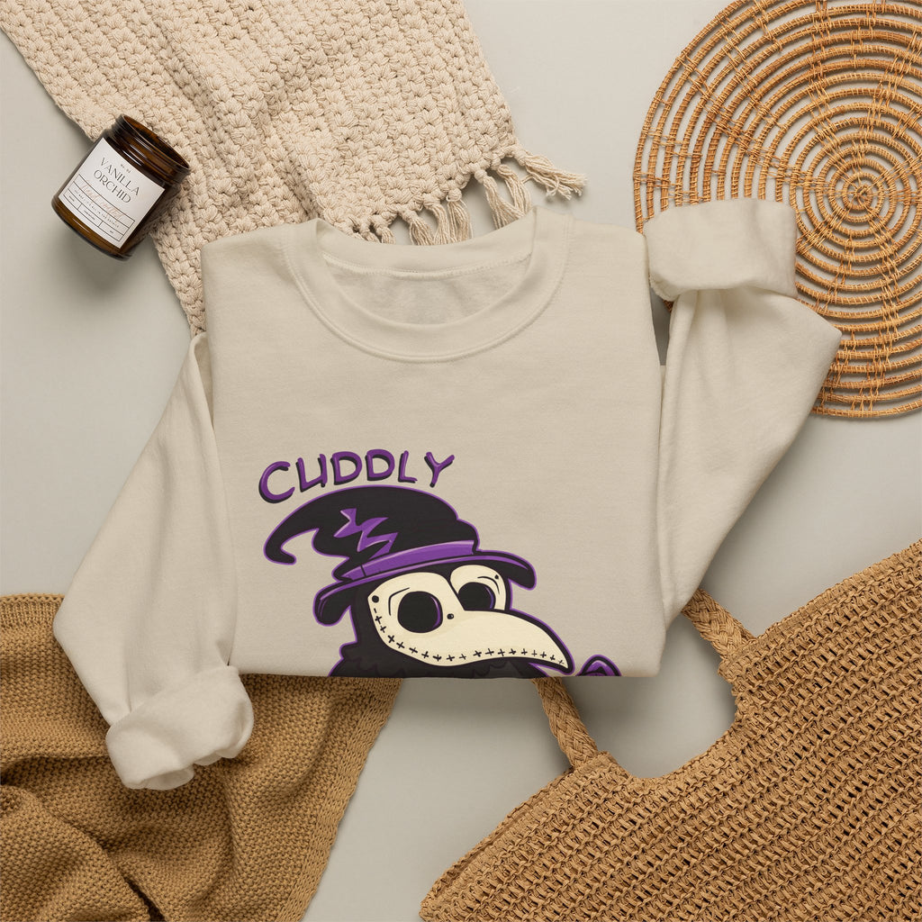 Corey the Corvid — Creepy Cute Plague Doctor Raven Crewneck Sweatshirt | My Little Beasties