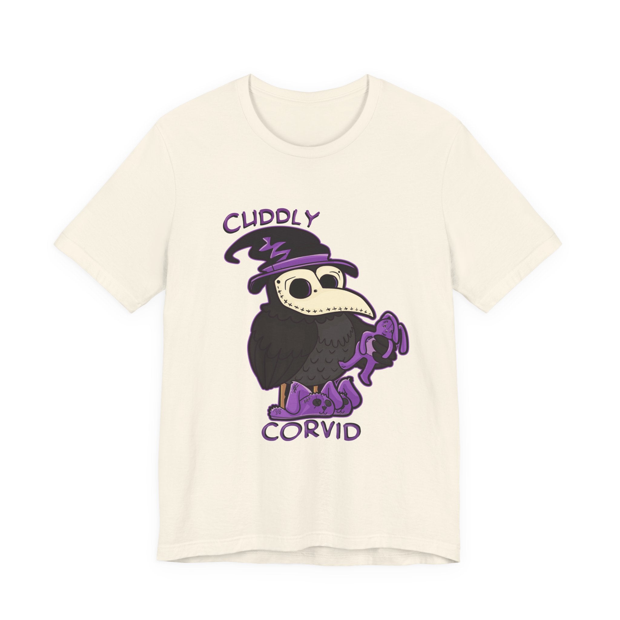 Corey the Corvid — Cute Witch Raven Graphic T-Shirt | My Little Beasties