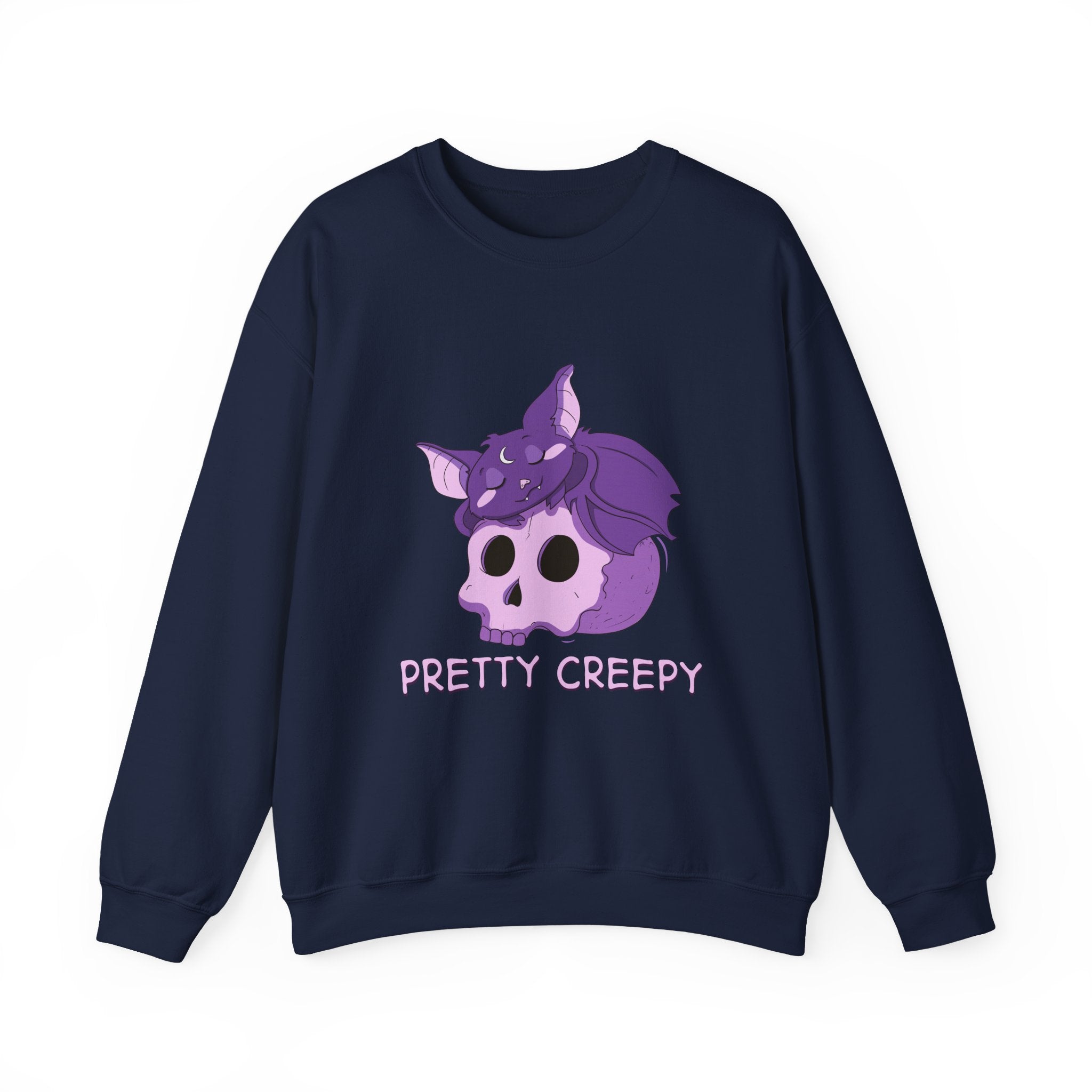 Bella the Bat — Creepy Cute Sleeping Bat Crewneck Sweatshirt | My Little Beasties