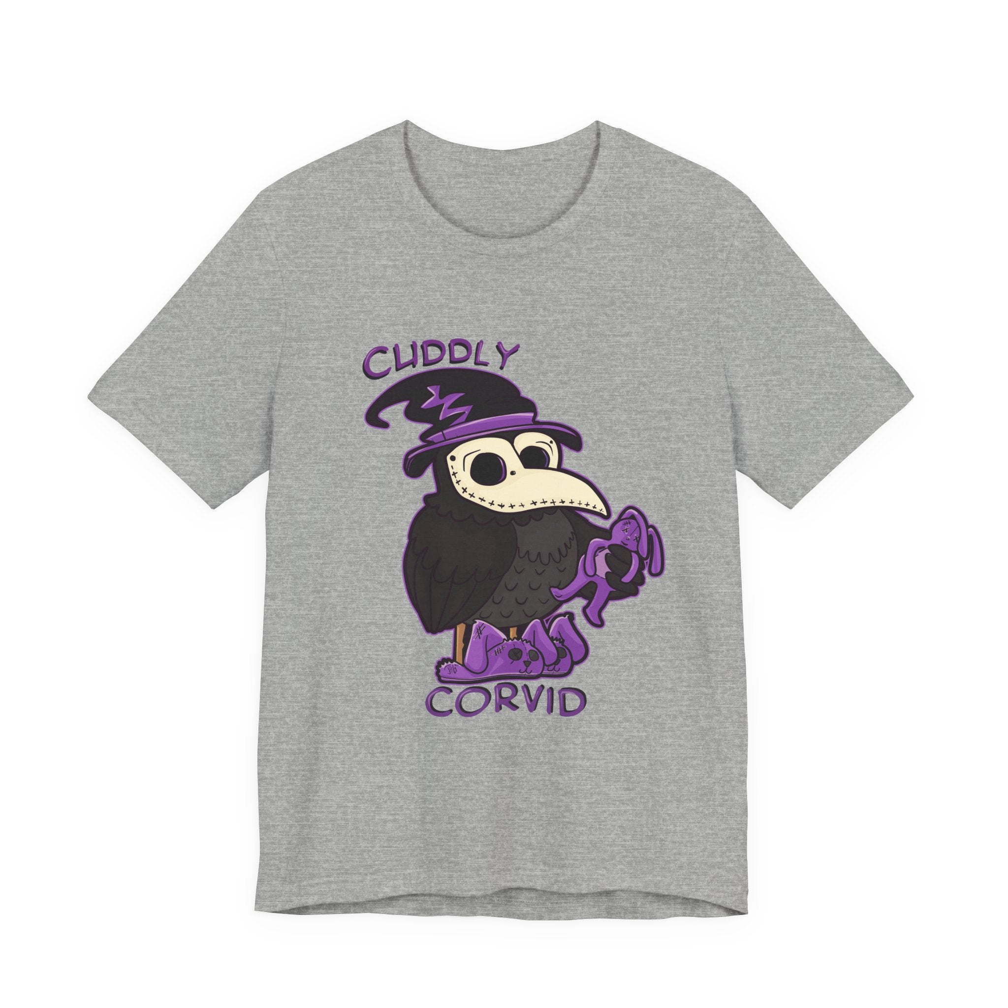 Corey the Corvid — Cute Witch Raven Graphic T-Shirt | My Little Beasties