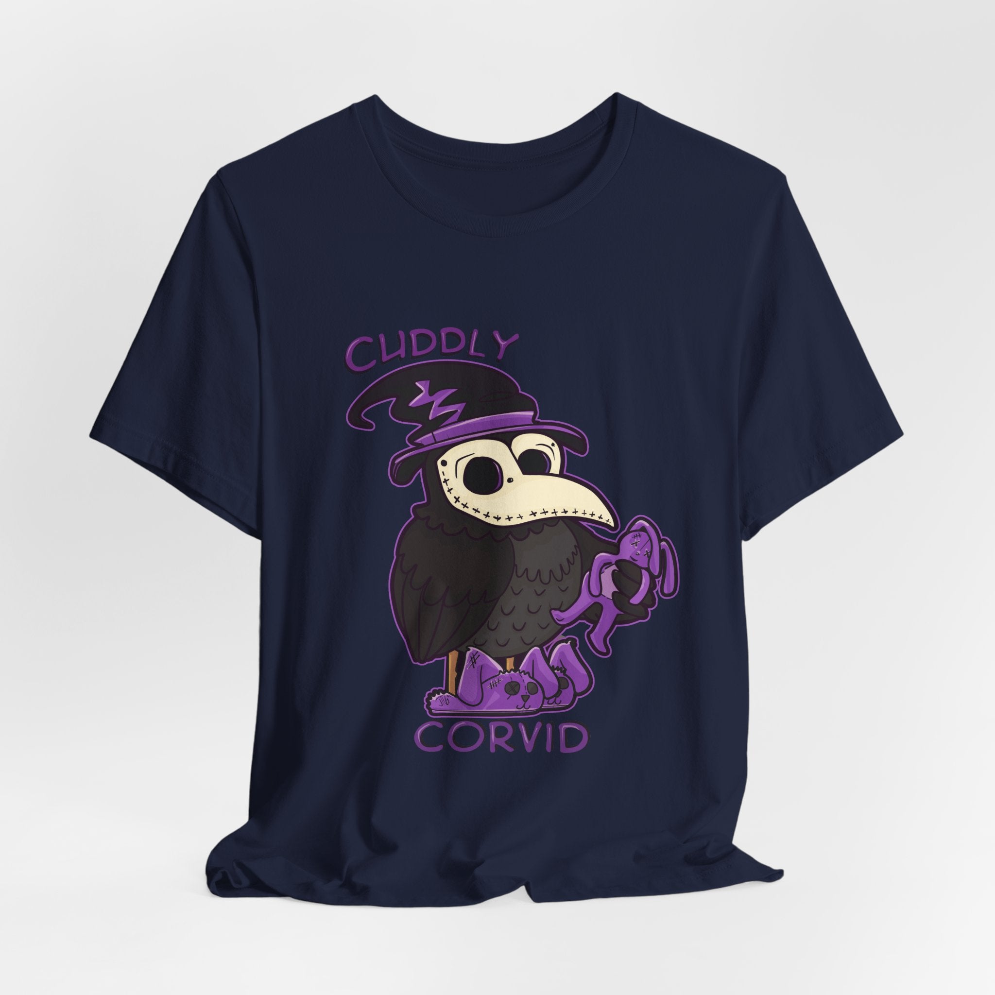 Corey the Corvid — Cute Witch Raven Graphic T-Shirt | My Little Beasties