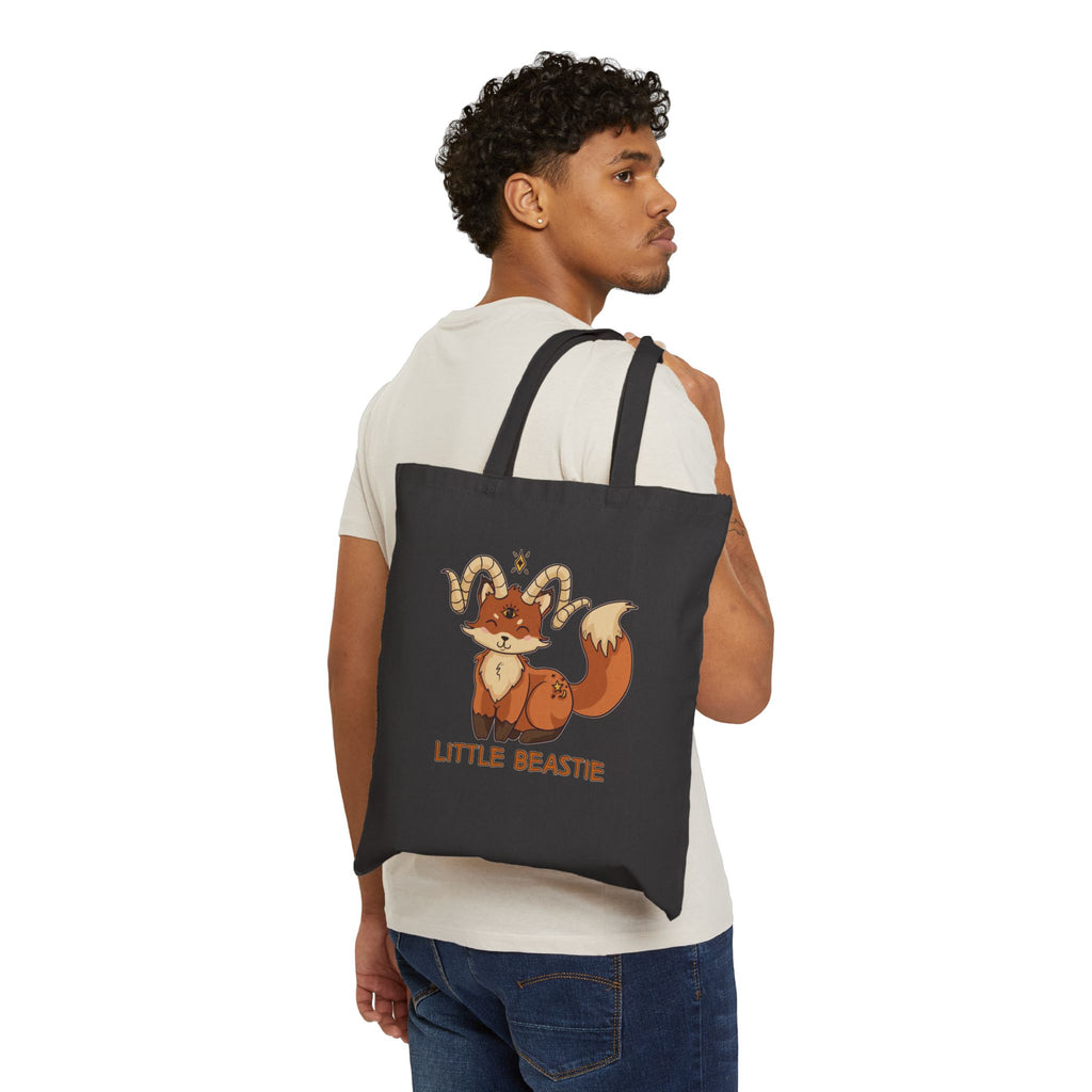 Felix the Feisty Fox — Creepy Cute Fox Canvas Tote Bag | My Little Beasties