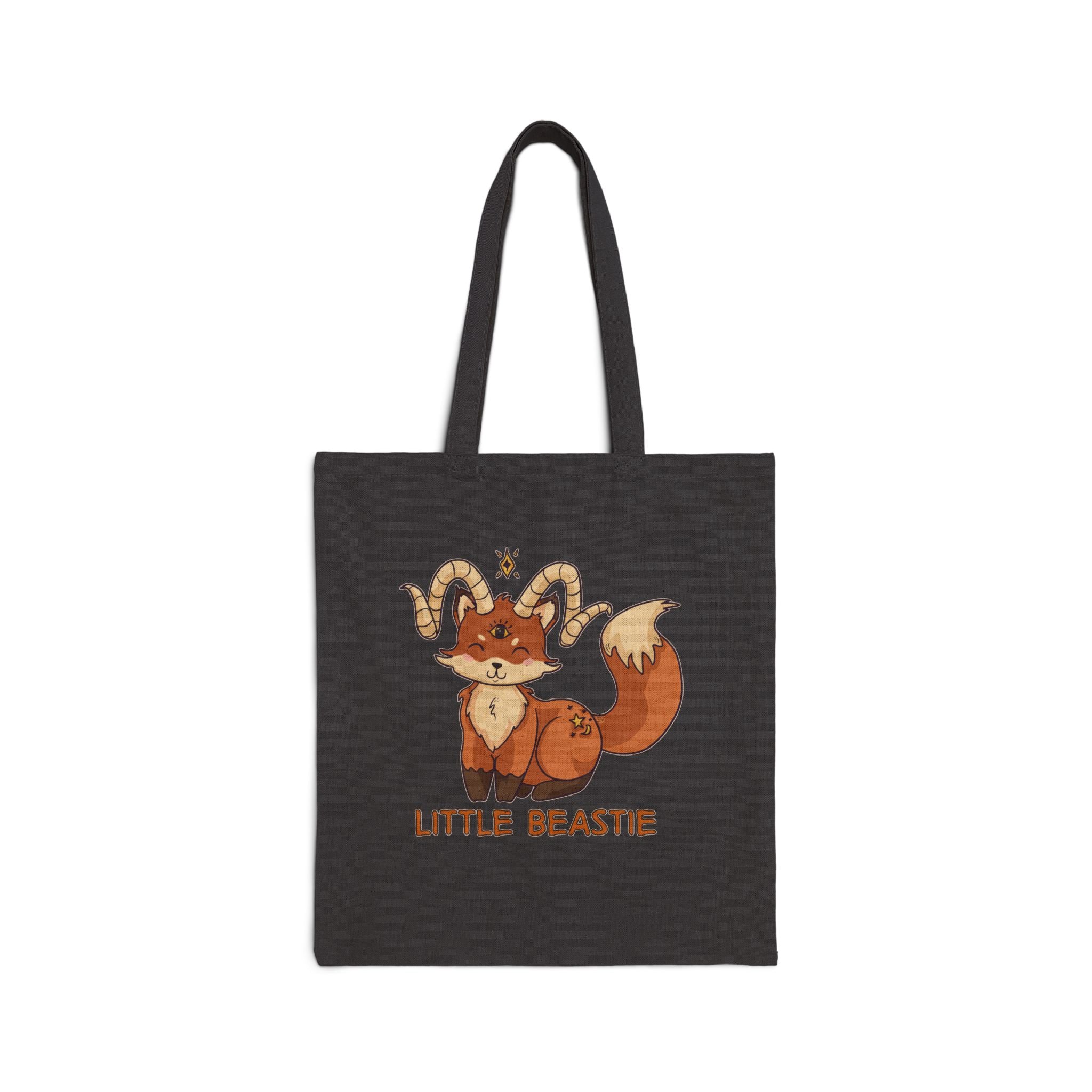 Felix the Feisty Fox — Creepy Cute Fox Canvas Tote Bag | My Little Beasties