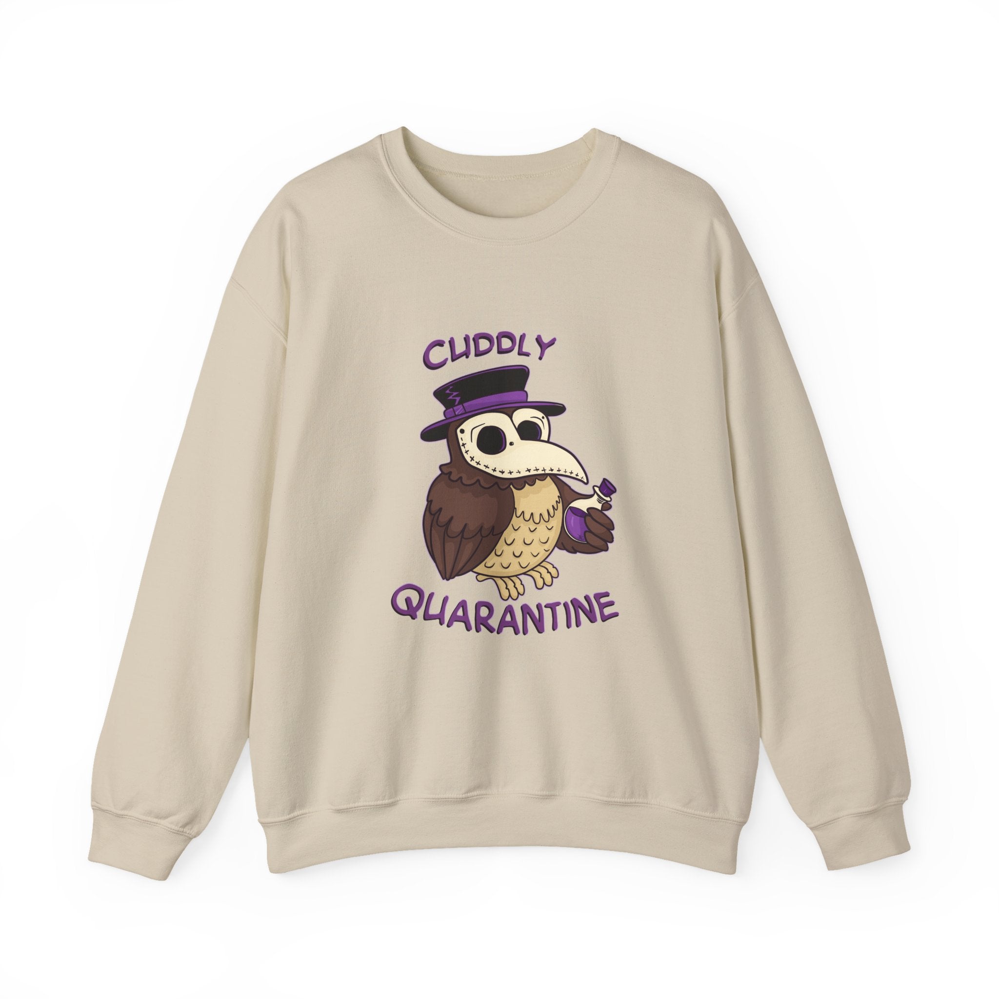 Percy the Pestilent — Creepy Cute Plague Doctor Owl Crewneck Sweatshirt | My Little Beasties