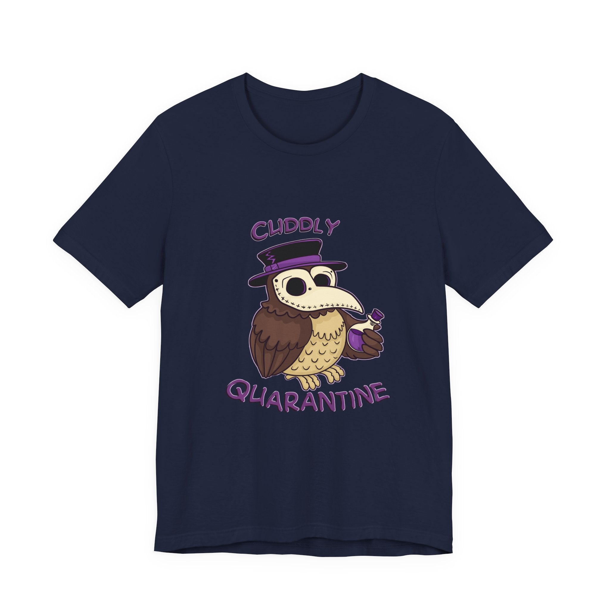 Percy the Pestilent — Creepy Cute Plague Doctor Owl Graphic T-Shirt | My Little Beasties