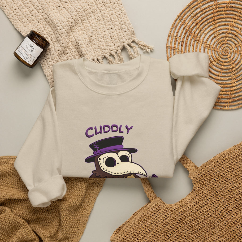 Percy the Pestilent — Creepy Cute Plague Doctor Owl Crewneck Sweatshirt | My Little Beasties