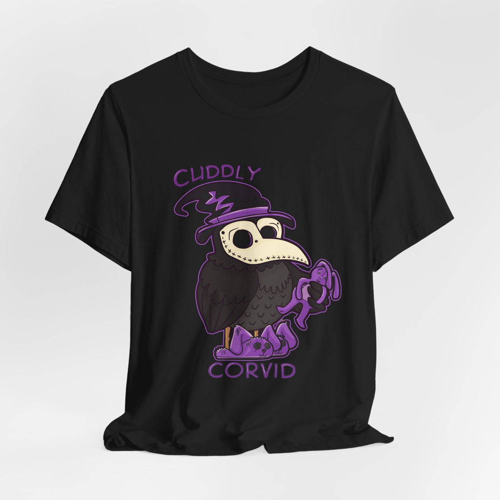 Corey the Corvid — Cute Witch Raven Graphic T-Shirt | My Little Beasties