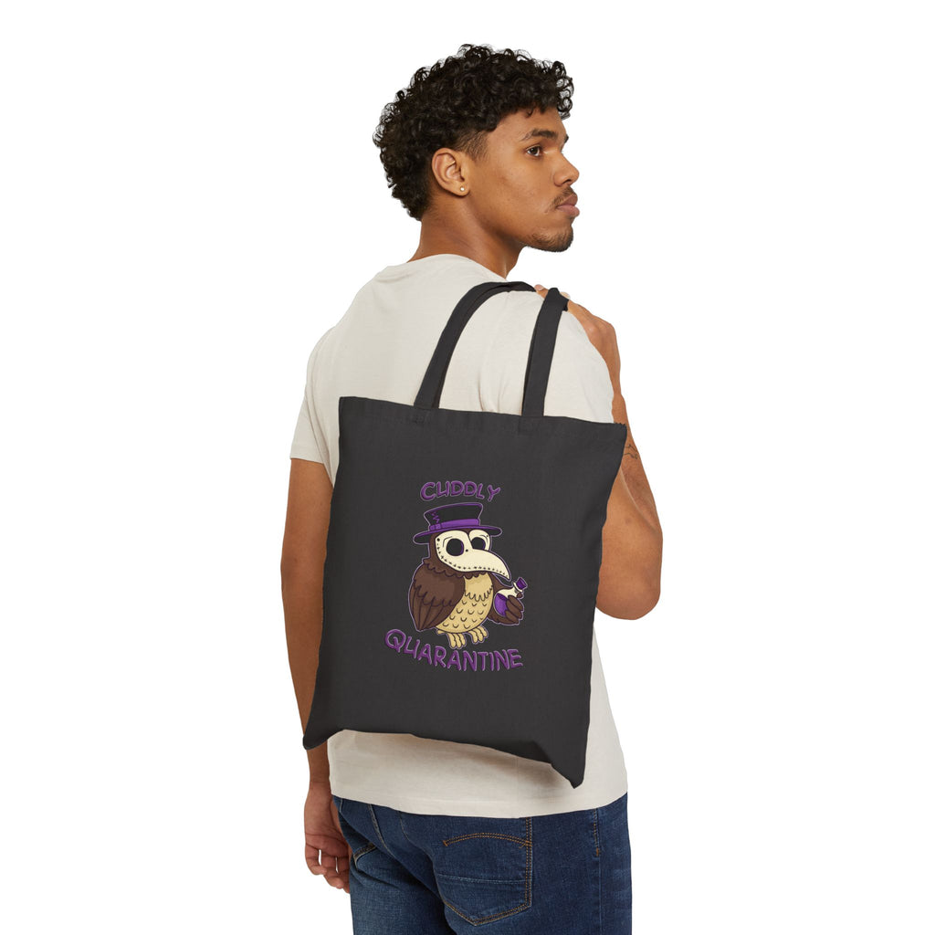 Percy the Pestilent — Creepy Cute Plague Doctor Owl Tote Bag | My Little Beasties