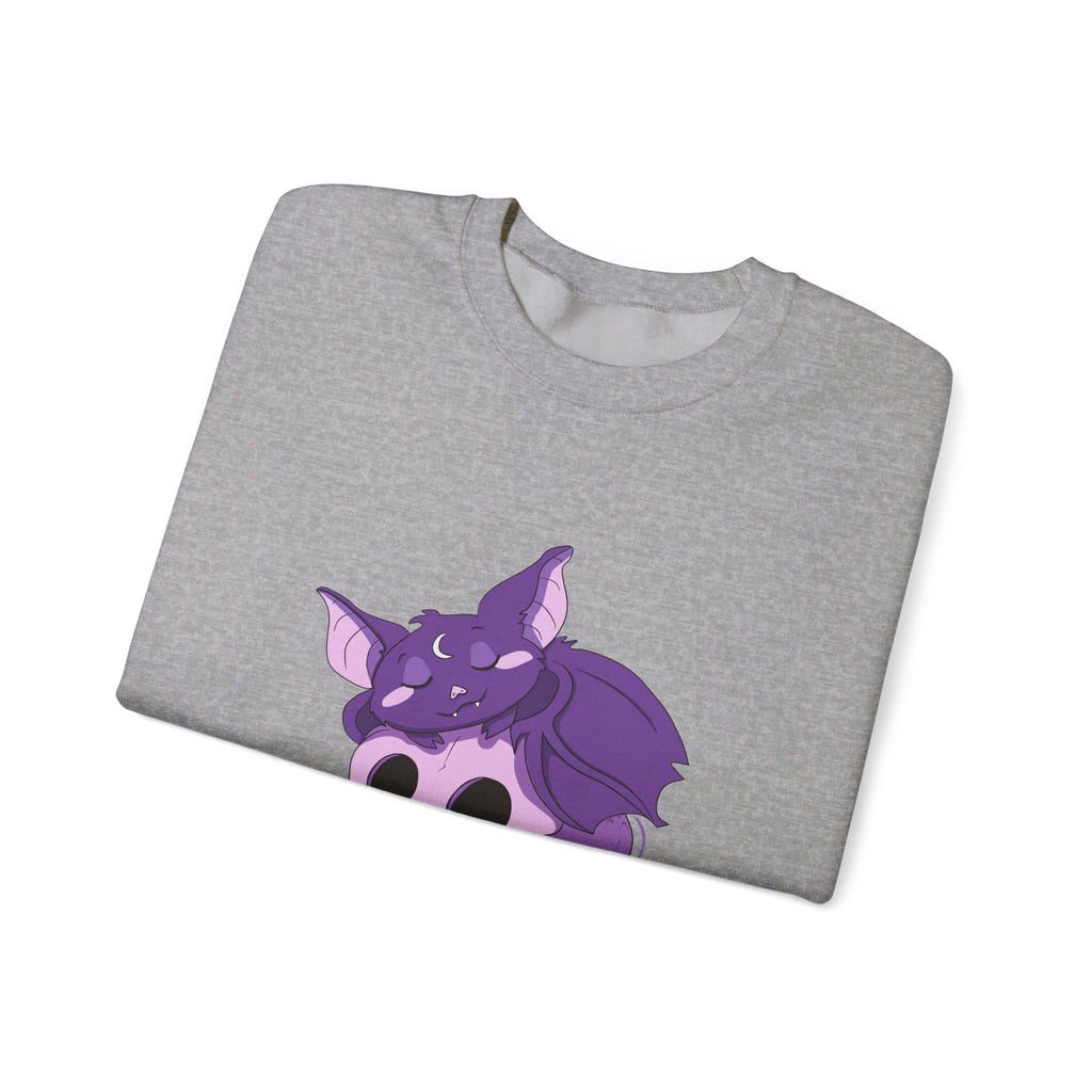 Bella the Bat — Creepy Cute Sleeping Bat Crewneck Sweatshirt | My Little Beasties