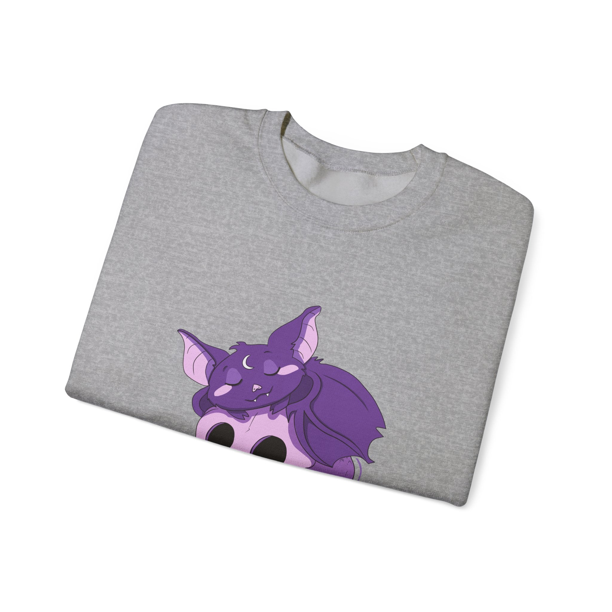 Bella the Bat — Creepy Cute Sleeping Bat Crewneck Sweatshirt | My Little Beasties