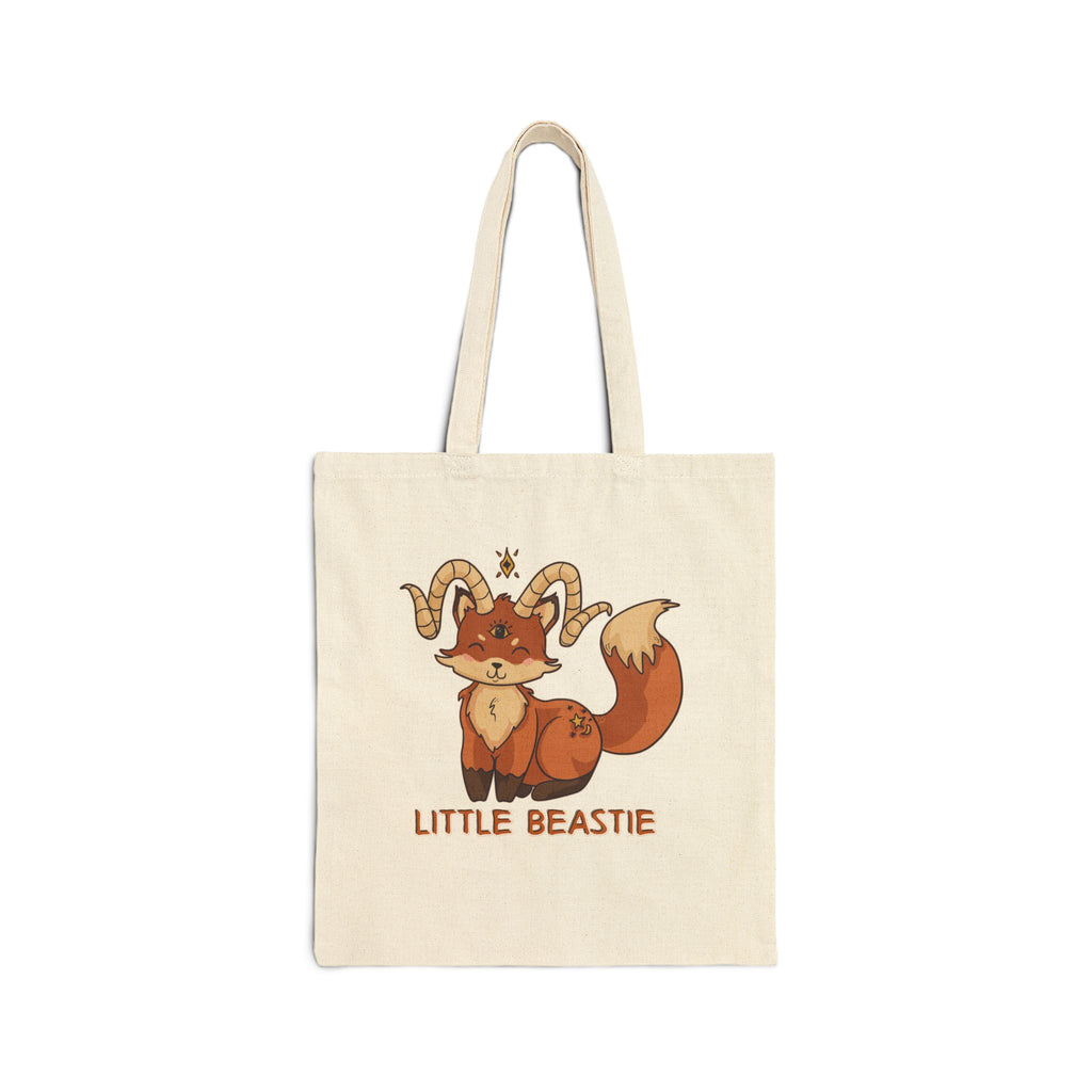 Felix the Feisty Fox — Creepy Cute Fox Canvas Tote Bag | My Little Beasties