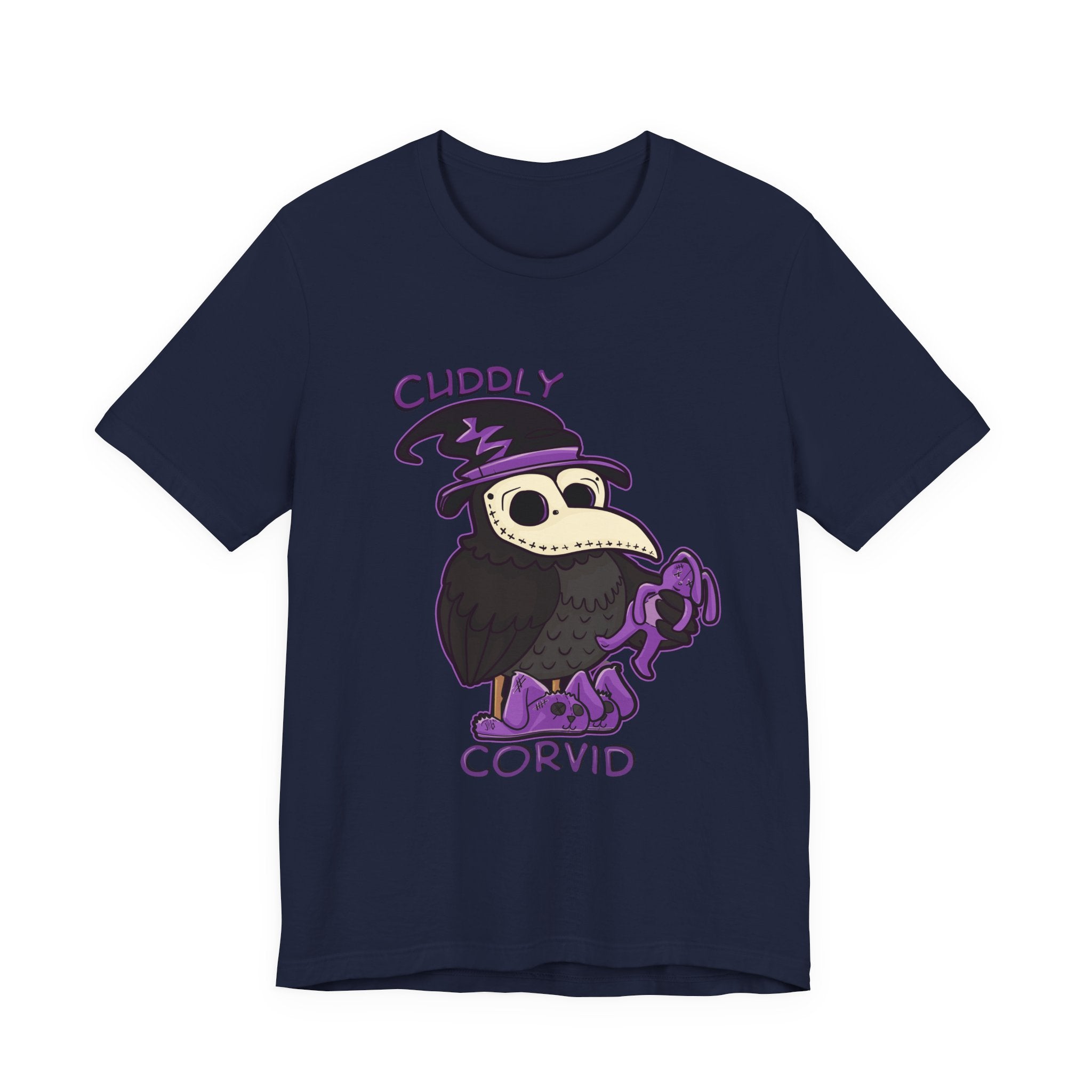 Corey the Corvid — Cute Witch Raven Graphic T-Shirt | My Little Beasties
