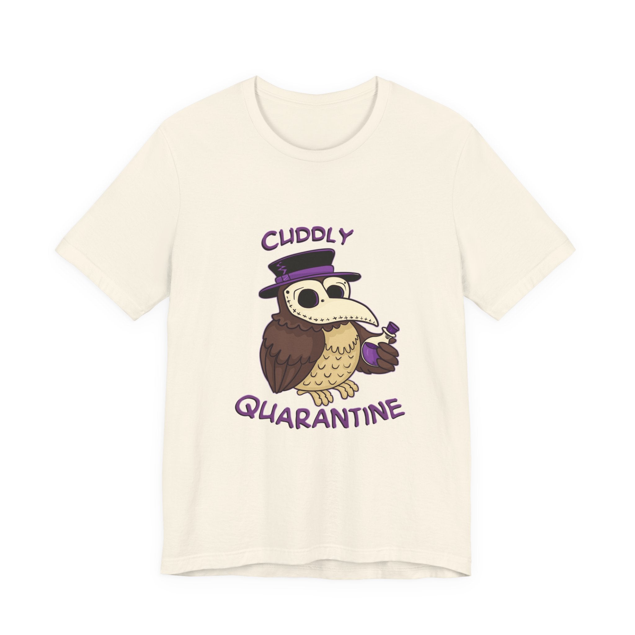 Percy the Pestilent — Creepy Cute Plague Doctor Owl Graphic T-Shirt | My Little Beasties