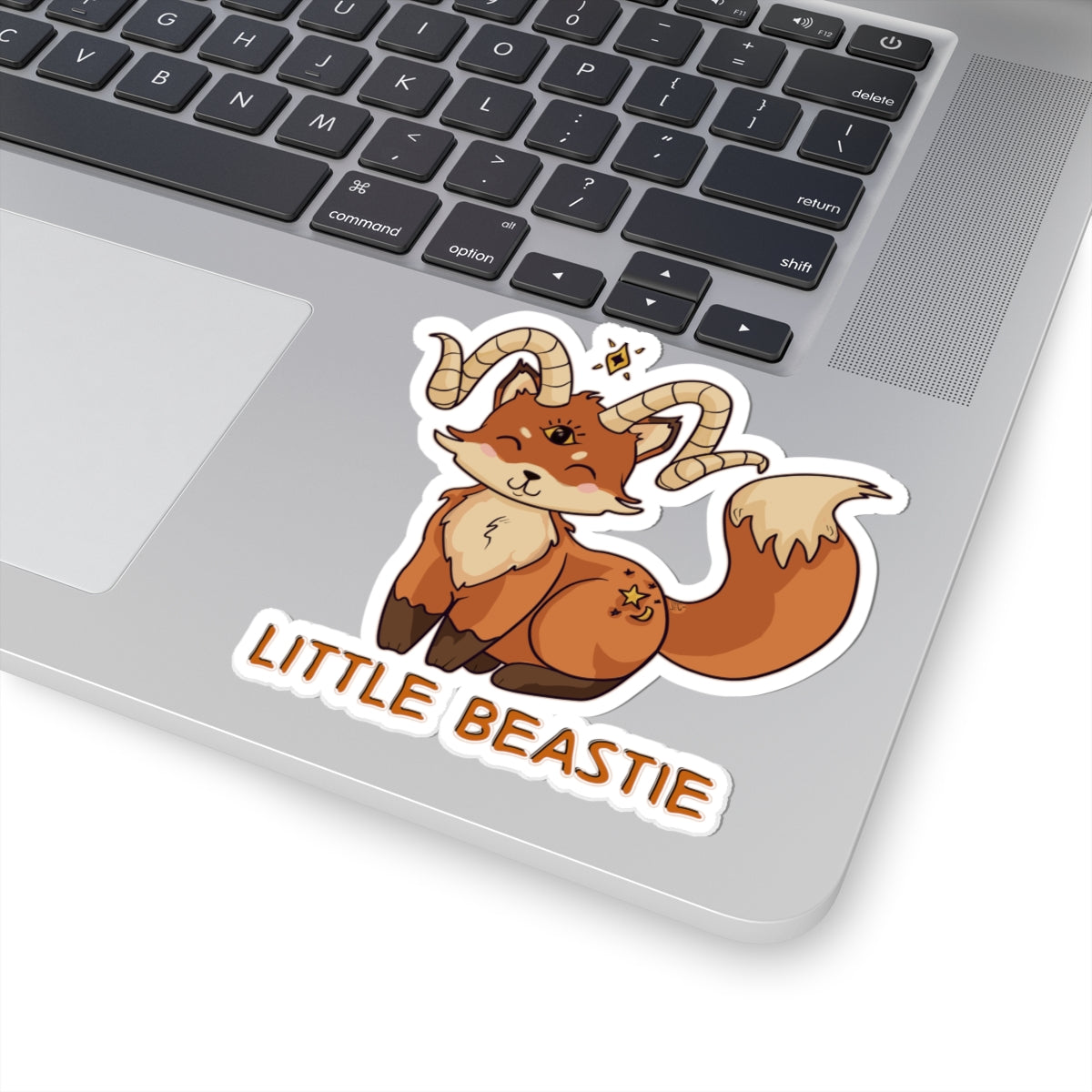Felix the Feisty Fox — Creepy Cute Fox Kiss-Cut Sticker | My Little Beasties