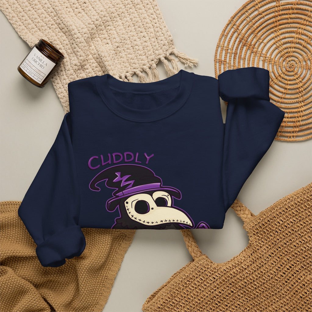 Corey the Corvid — Creepy Cute Plague Doctor Raven Crewneck Sweatshirt | My Little Beasties