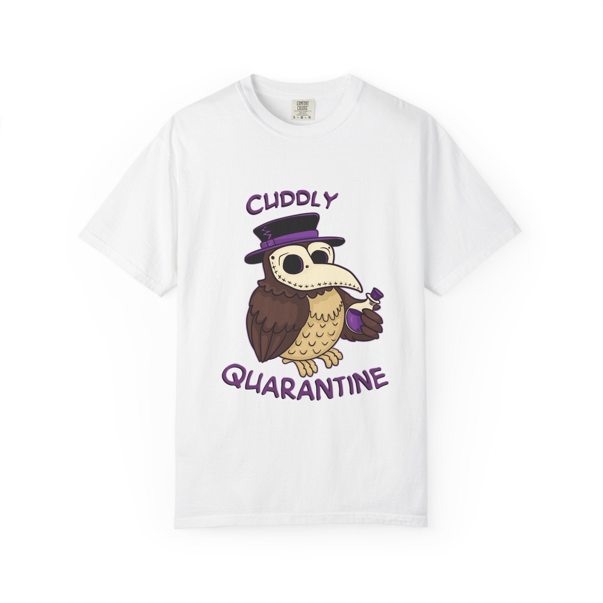 Percy the Pestilent — Plague Doctor Owl Graphic T-Shirt | My Little Beasties
