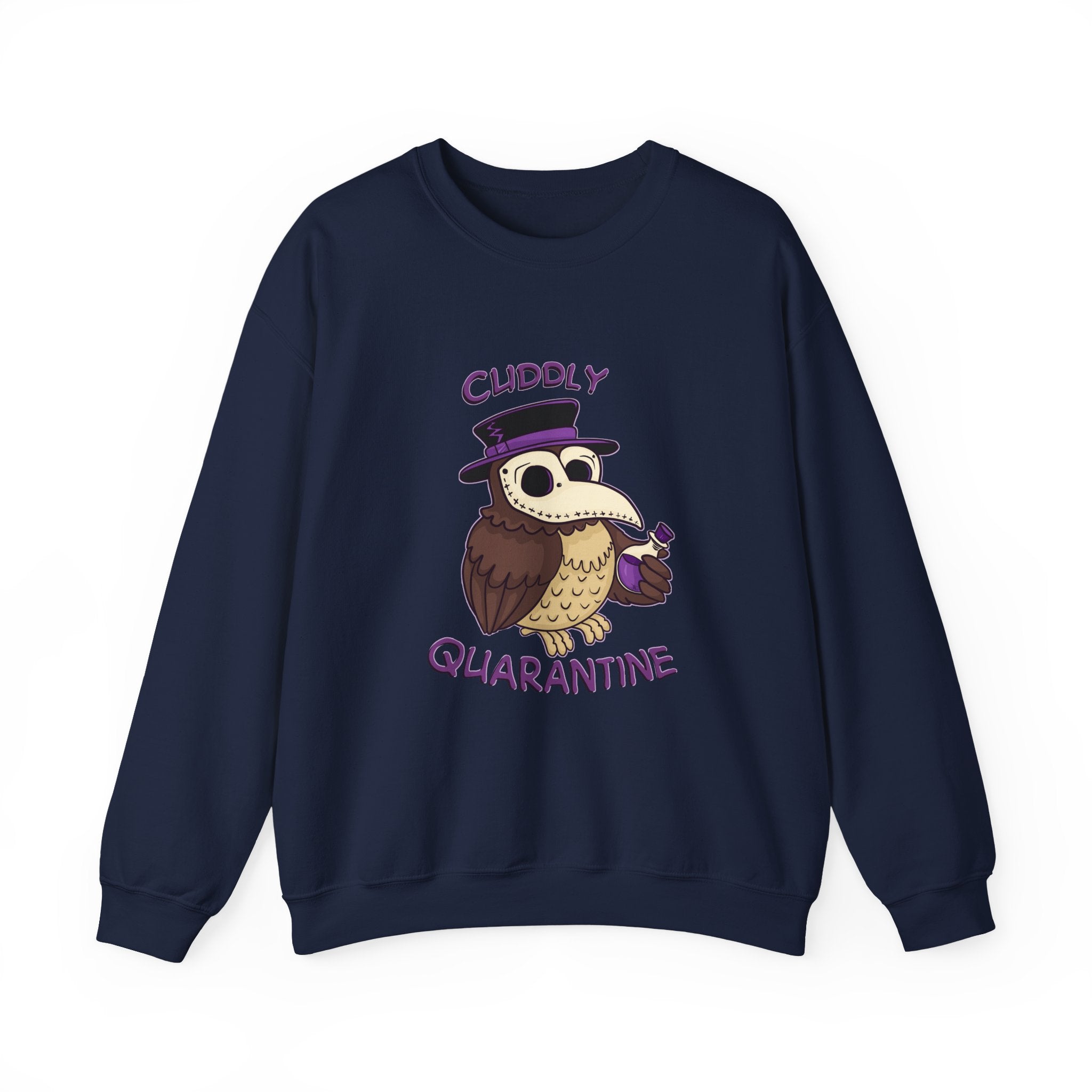 Percy the Pestilent — Creepy Cute Plague Doctor Owl Crewneck Sweatshirt | My Little Beasties