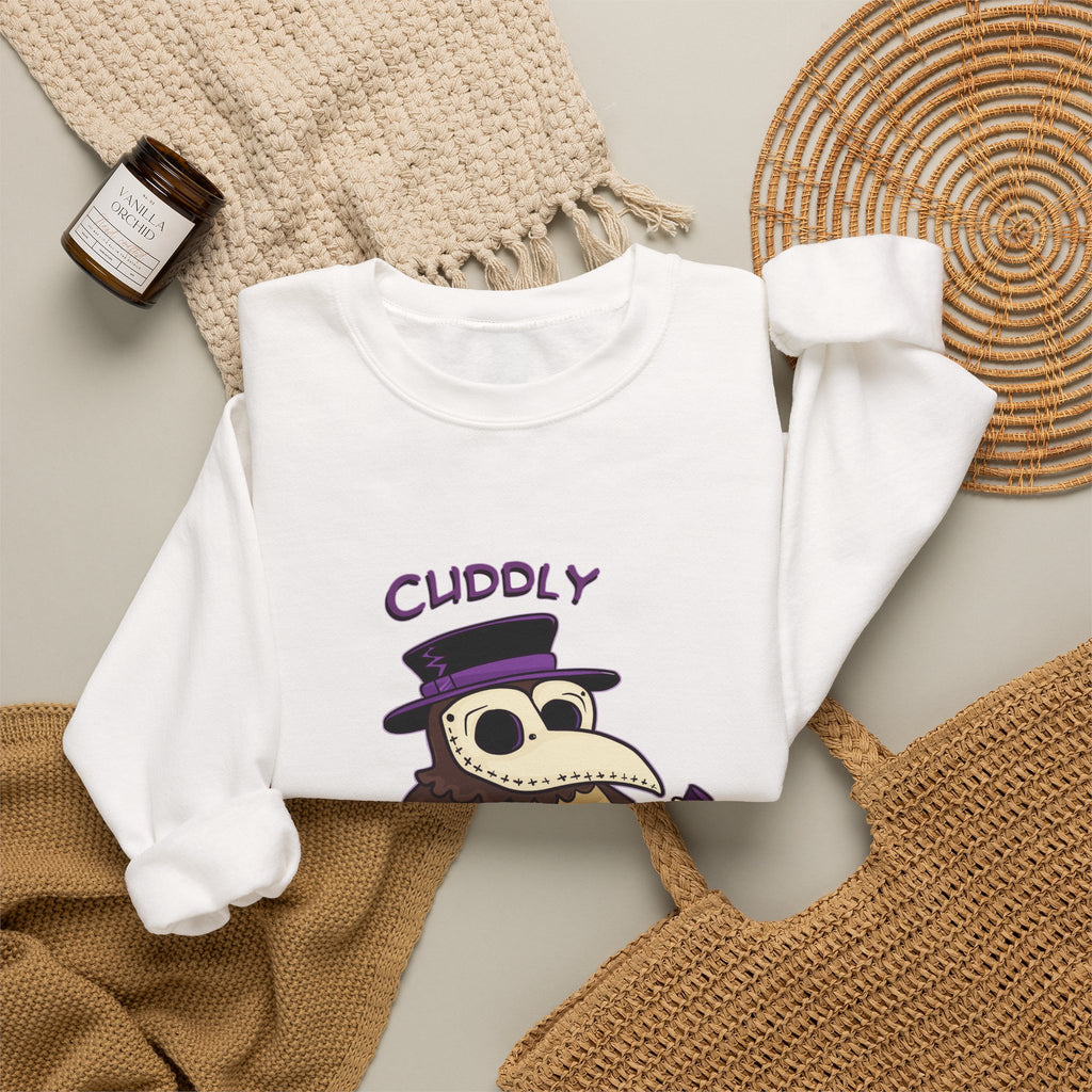 Percy the Pestilent — Creepy Cute Plague Doctor Owl Crewneck Sweatshirt | My Little Beasties