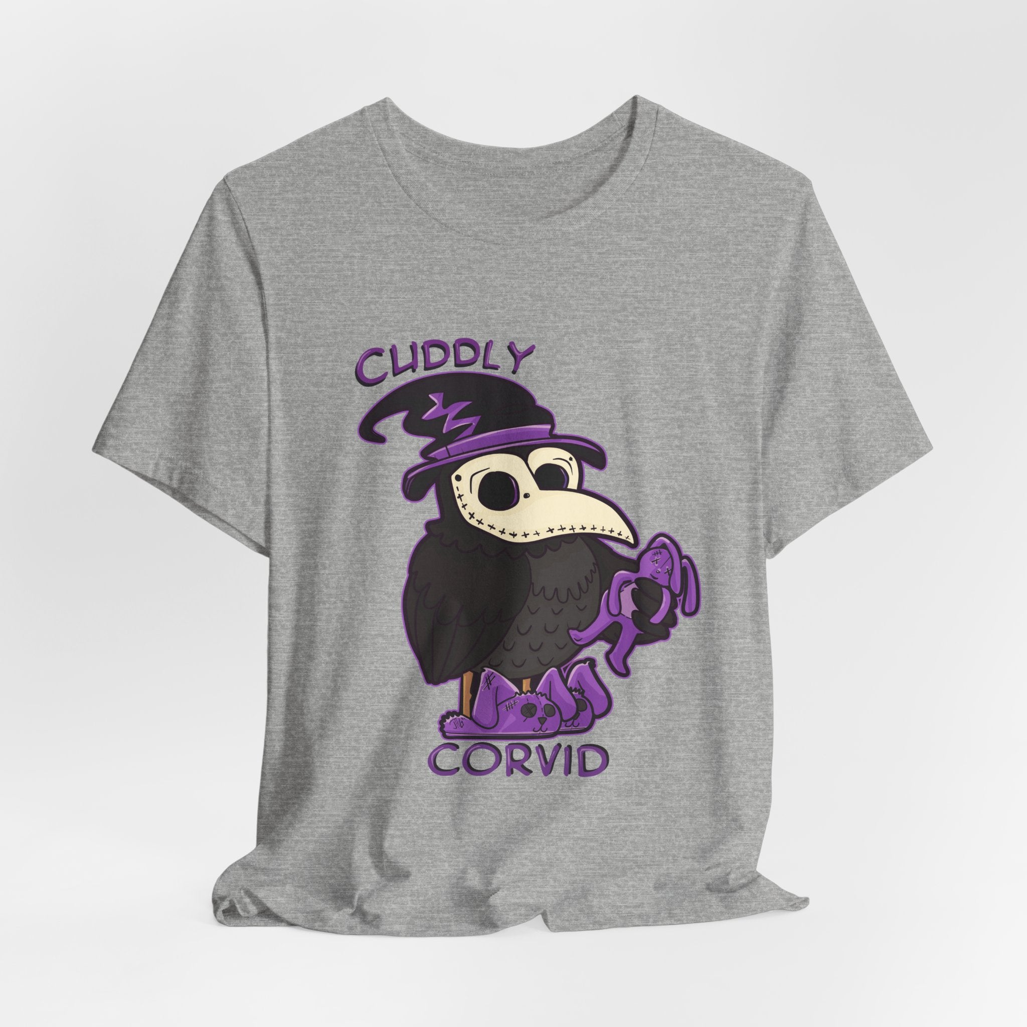 Corey the Corvid — Cute Witch Raven Graphic T-Shirt | My Little Beasties