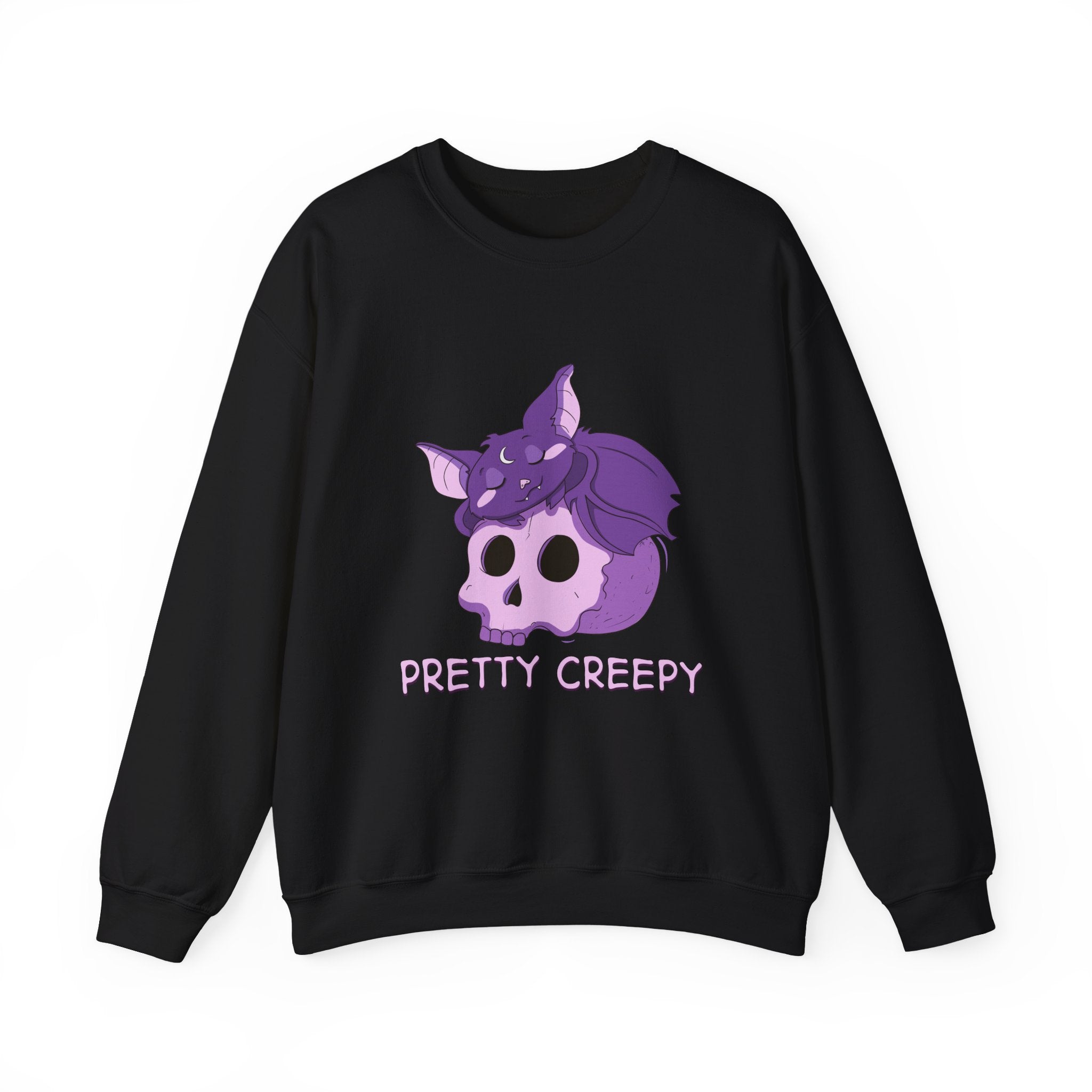 Bella the Bat — Creepy Cute Sleeping Bat Crewneck Sweatshirt | My Little Beasties