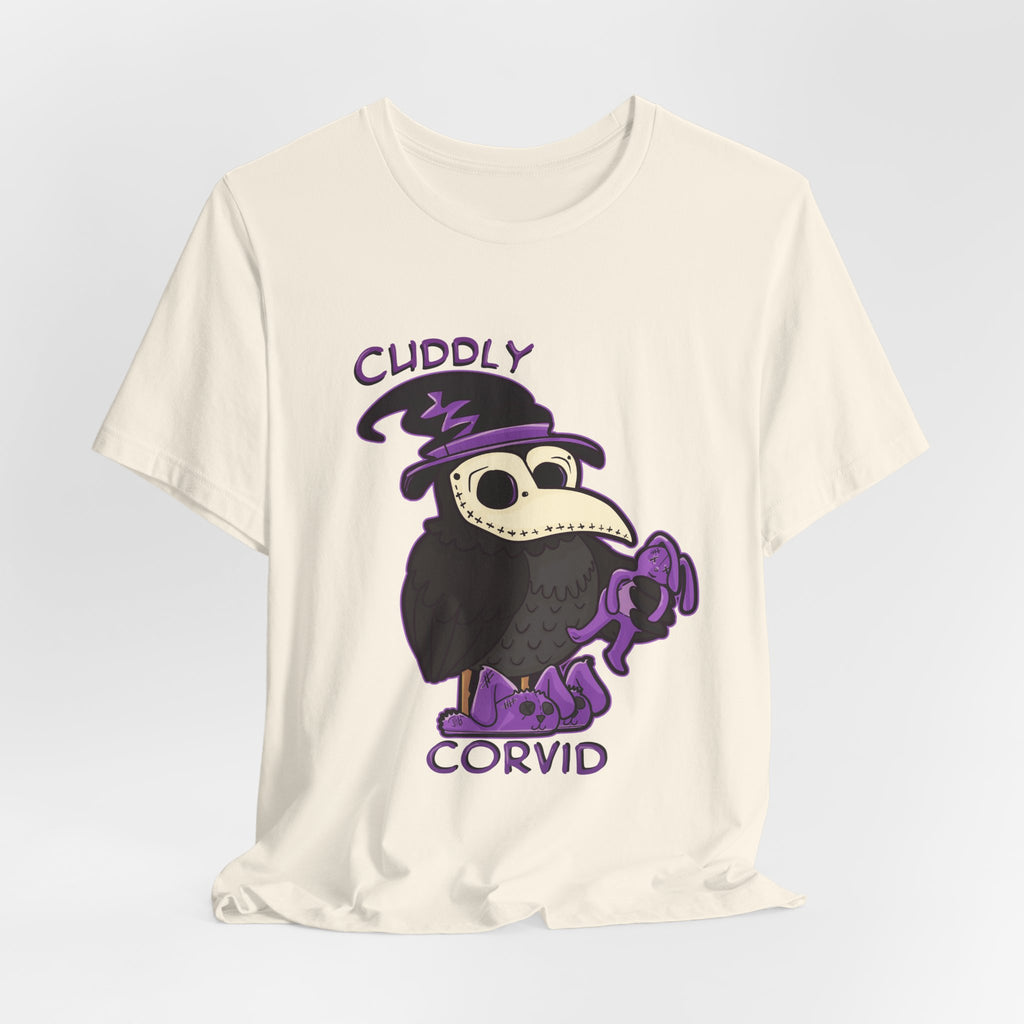 Corey the Corvid — Cute Witch Raven Graphic T-Shirt | My Little Beasties