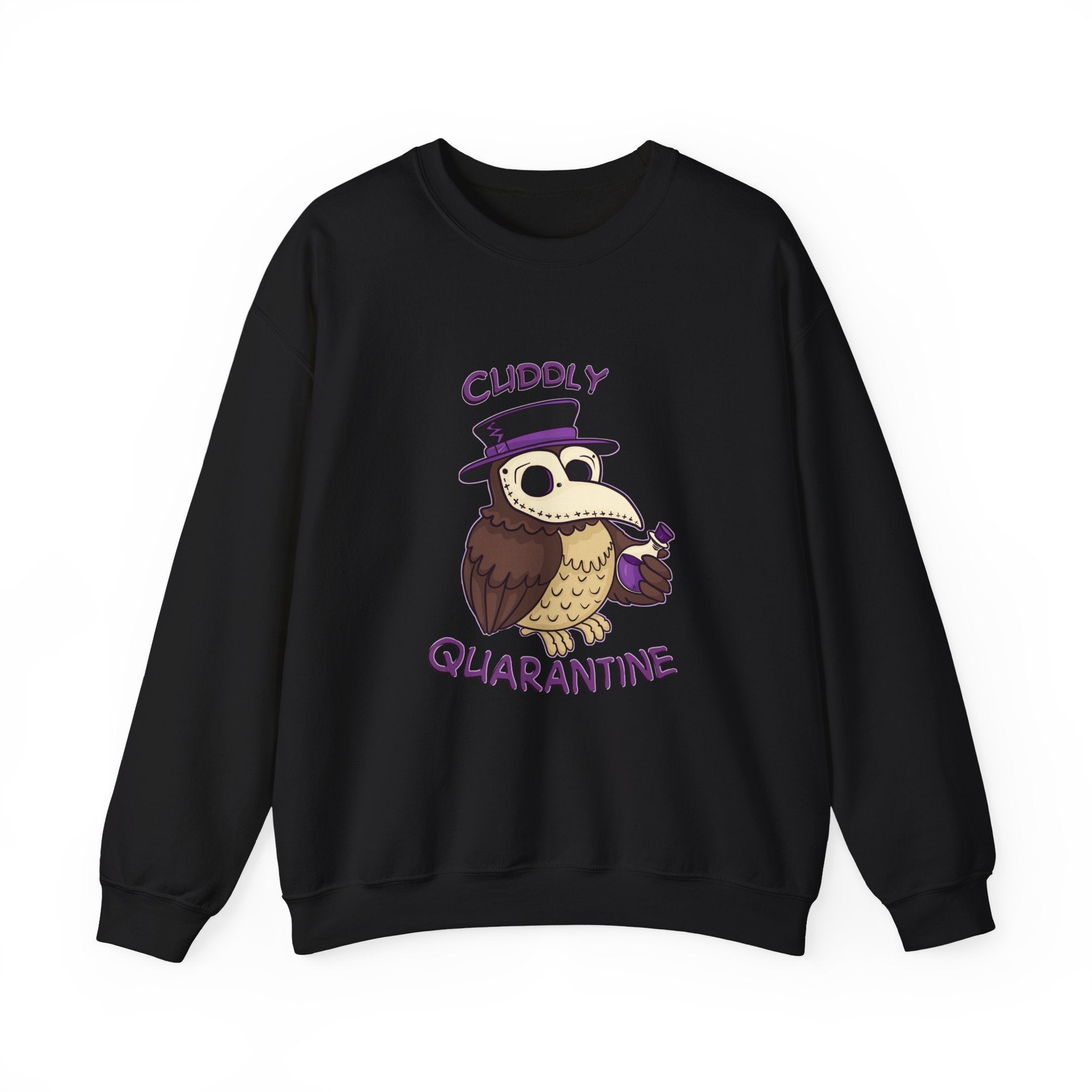 Percy the Pestilent — Creepy Cute Plague Doctor Owl Crewneck Sweatshirt | My Little Beasties